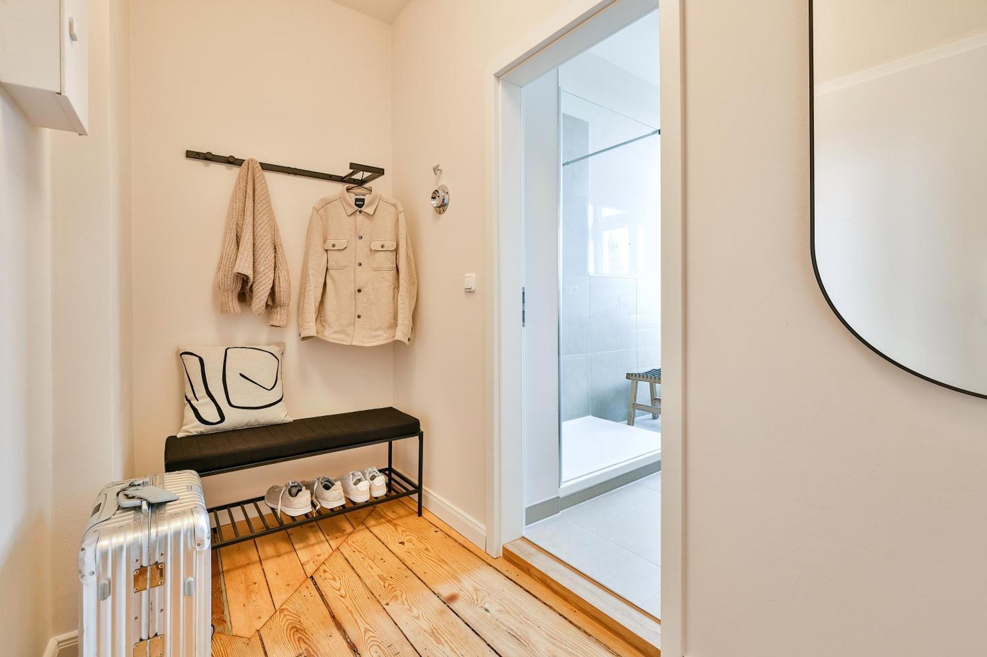Apartments Am Bahnhof Щралзунд Стая снимка